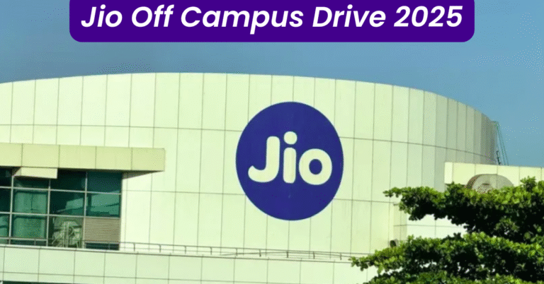Jio Off Campus Drive 2025