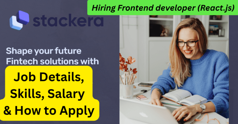 Stackera is hiring Frontend Developer